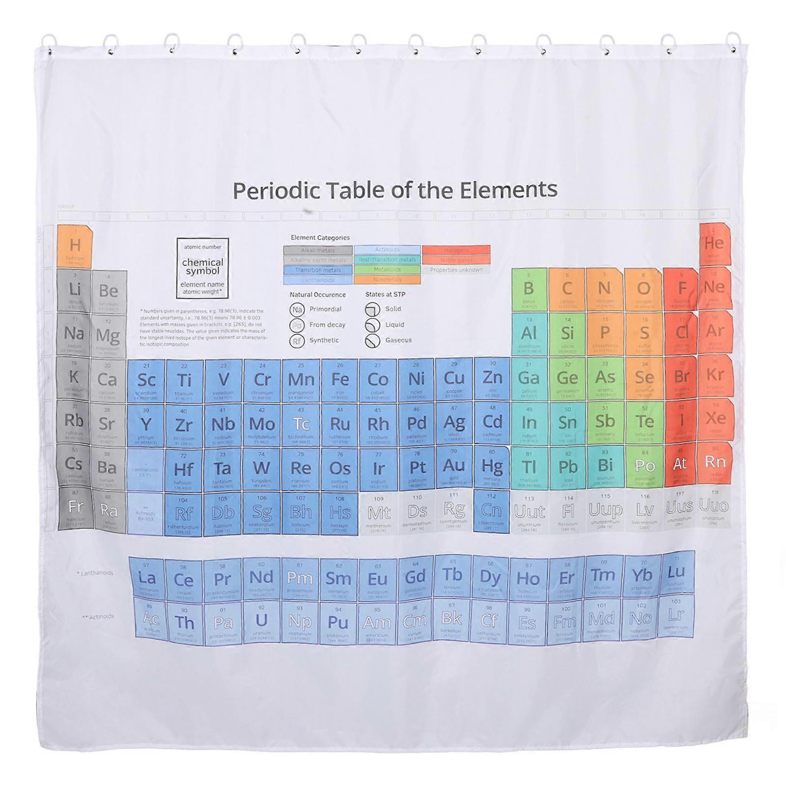 Printed Bath Curtain Shower Curtain Hotel Use Grey Color Rectangle Shape Waterproof Fabric 1Set