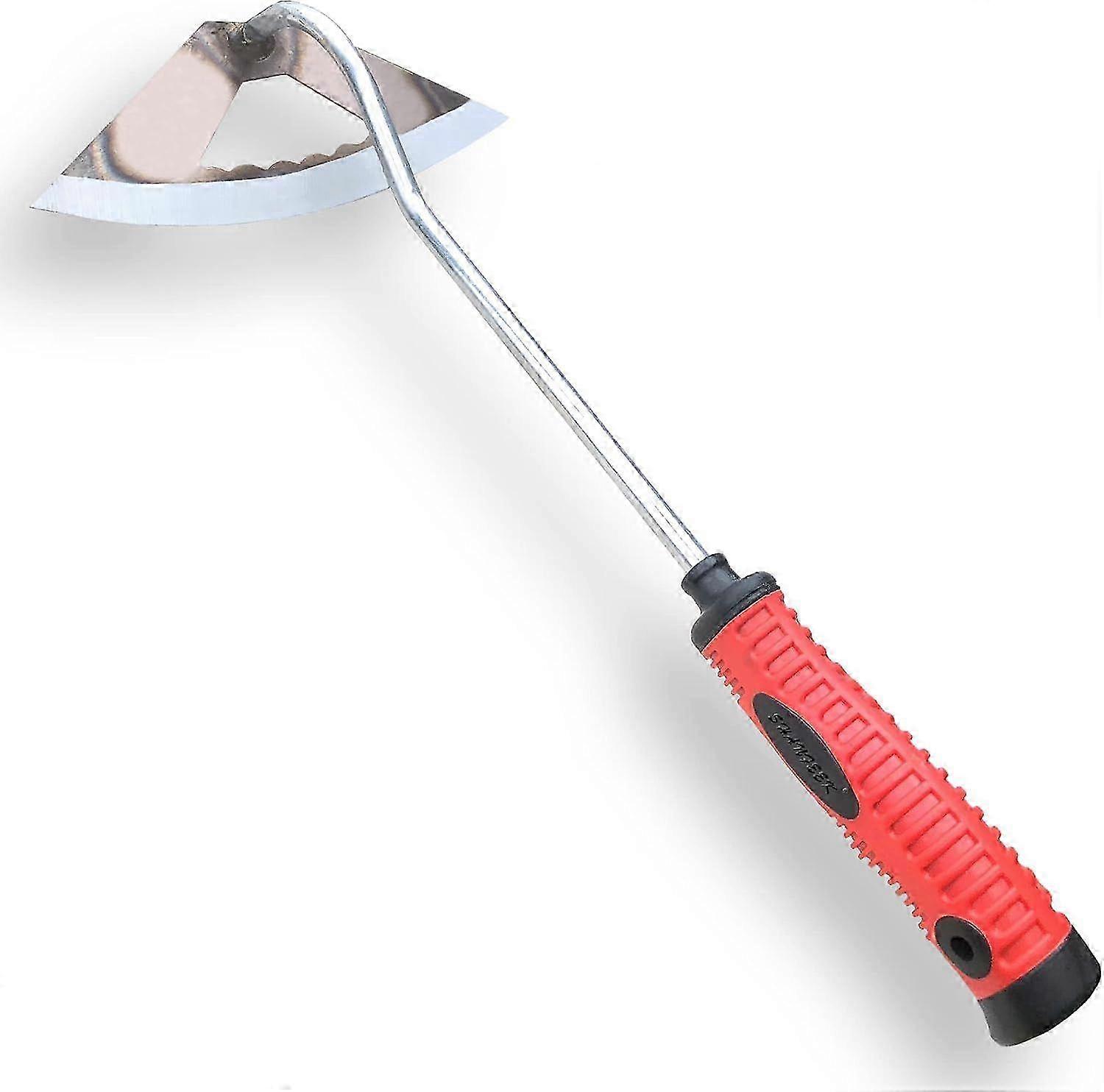 Hollow Hoe for Weeding with Non-Slip Handle - 38cm Garden Tool
