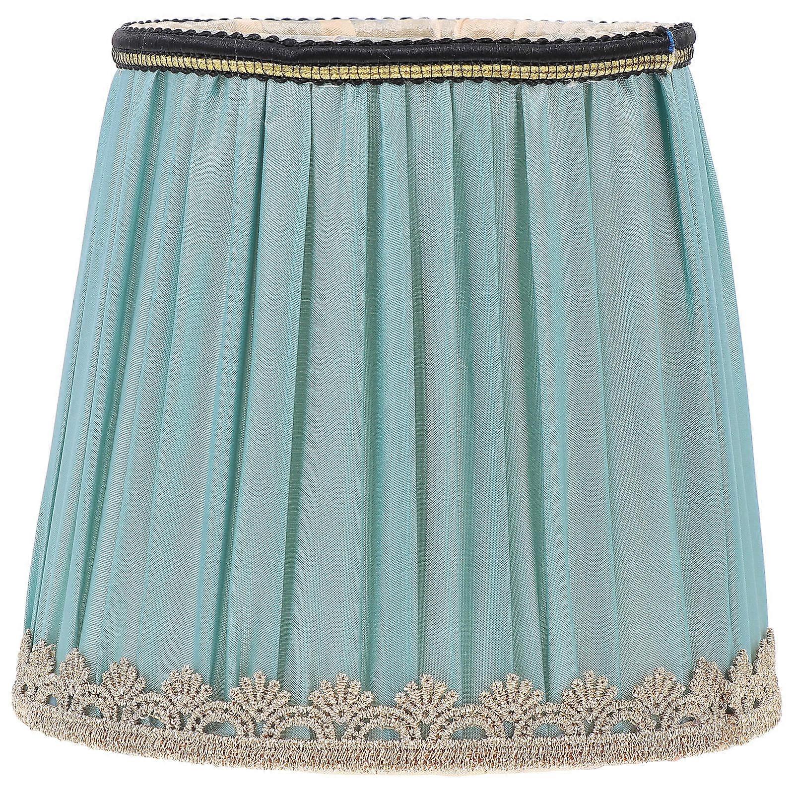 Protective Cover Lampshade Simple Style Ceiling Lamp Green Cloth 1Set
