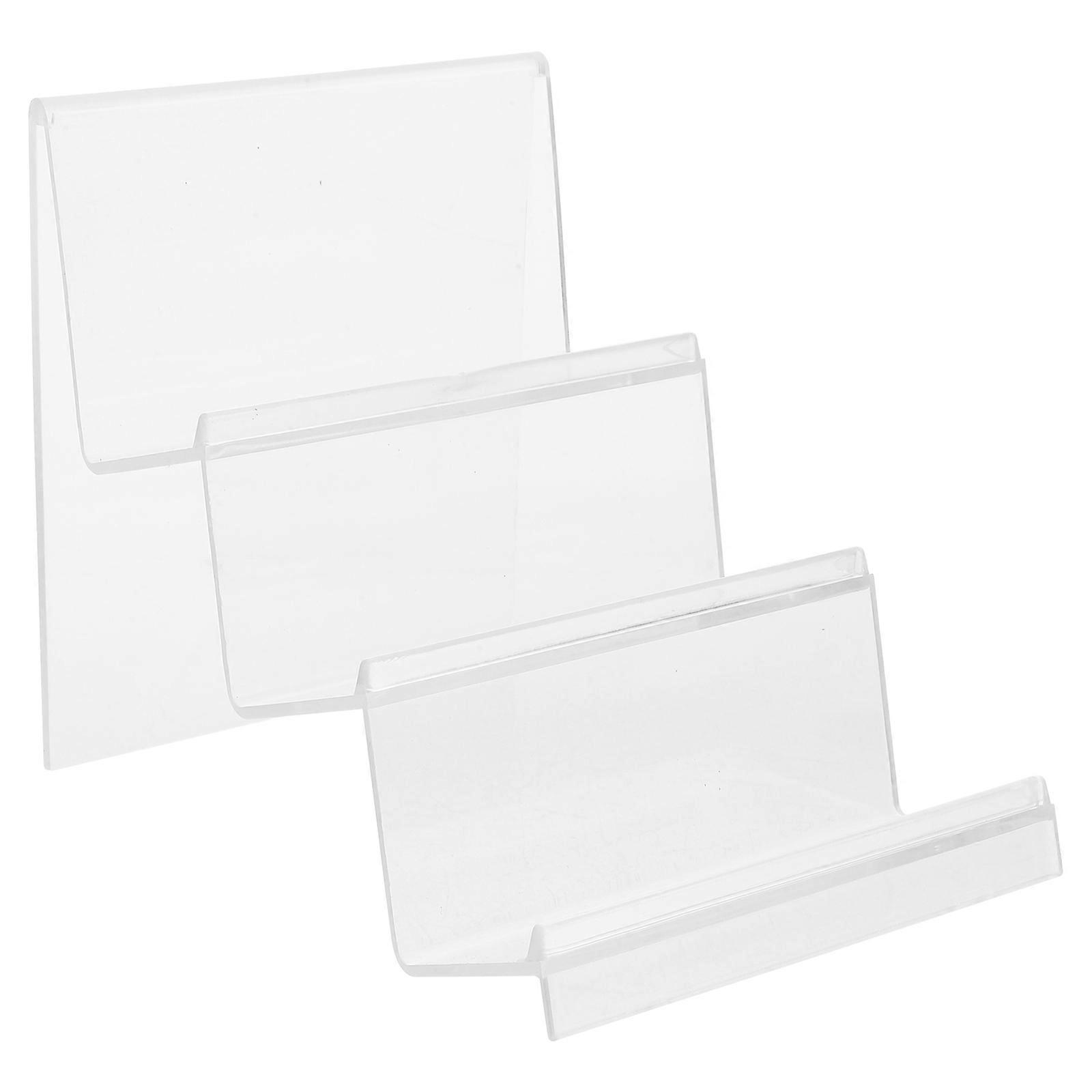 Purse Display Rack Wallet Stand Organizer Retail Space Transparent 19.50X16.00X14.00CM Display 1Pcs