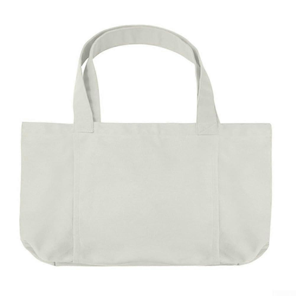 Storage bag for yoga mats with large capacity, ideal canvas bag for yoga and daily use (white)