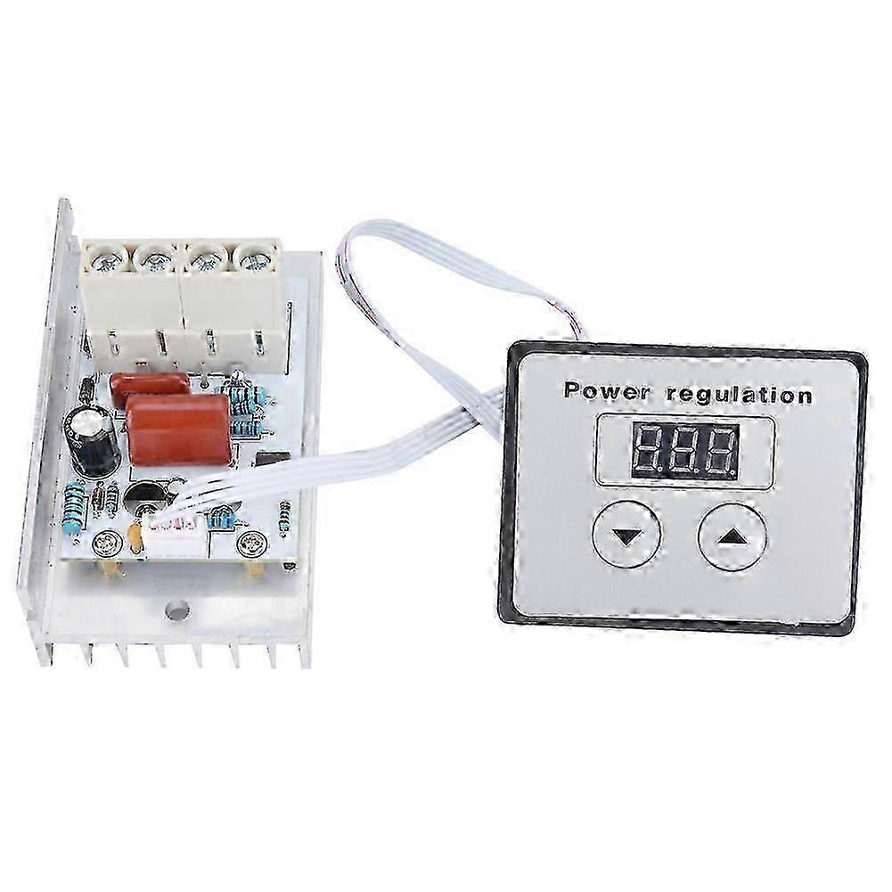 10000w SCR Digital Voltage Regulator for Speed Control Dimmer and Thermostat for Use with 220V AC Systems, 80A