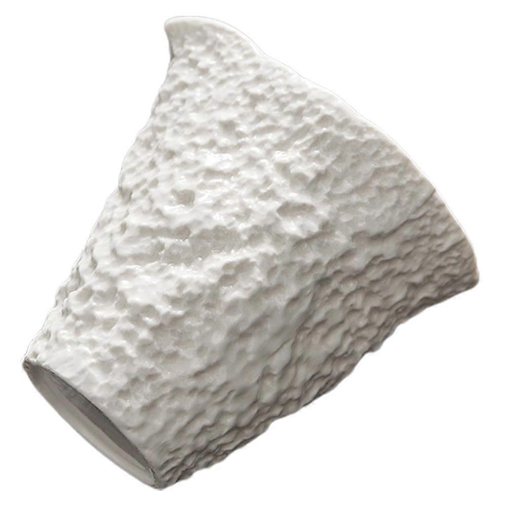 Small Pitcher Gravy Cup Elegant Stone Pattern Design Ceramic White 200ml For Gatherings 1Pack