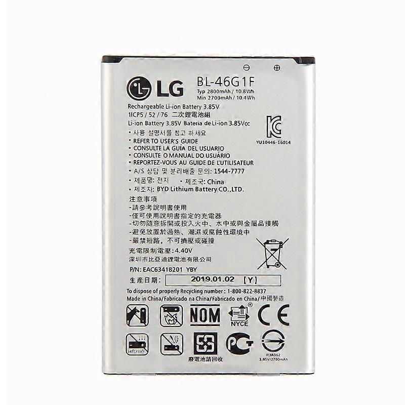 BL-46G1F 2800mAh 3.85V Li-Polymer Battery Replacement for LG K20 (VS 501)/K20 Plus (MP260)/K10