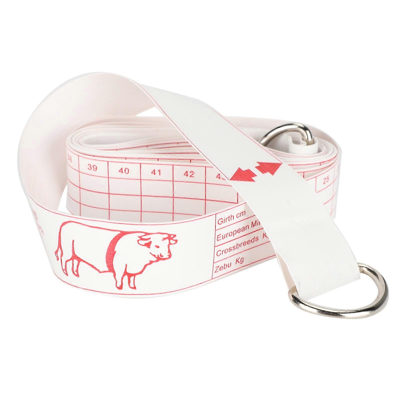 Cattle Tape Measure Bust Weight Contrast Ruler Soft Body Measuring Ruler for Farm Supplies