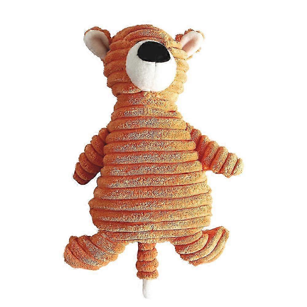 Interactive Squeaky Plush Pet Toys in Animal Shapes for Dogs and Cats