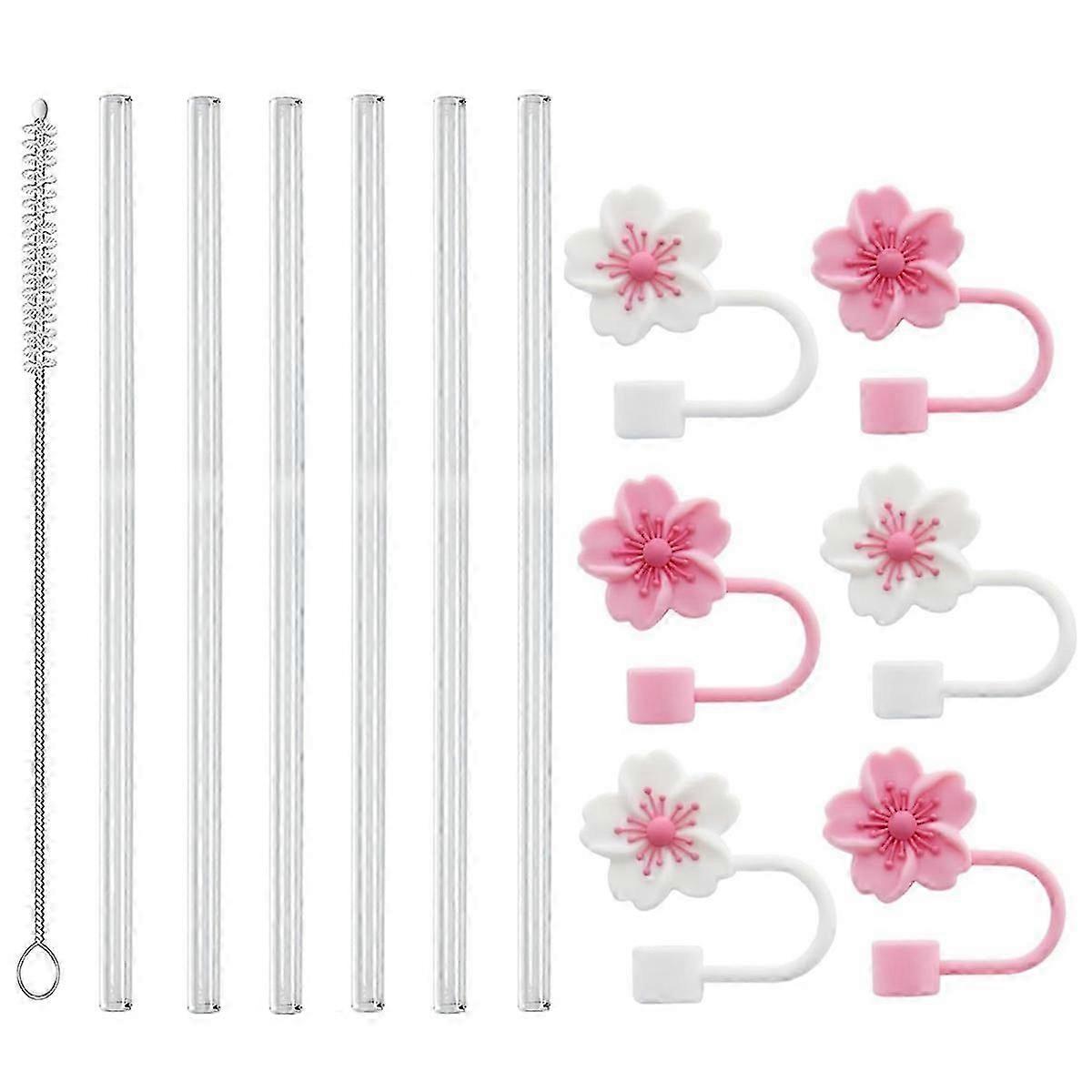 أغطية قش تغليف علب الهدايا ، غلاف واقي من السيليكون للطعام للقش 9-10 مم ، متوافق مع أكواب ستانلي 40 أونصة و 30 أونصة ، محمول