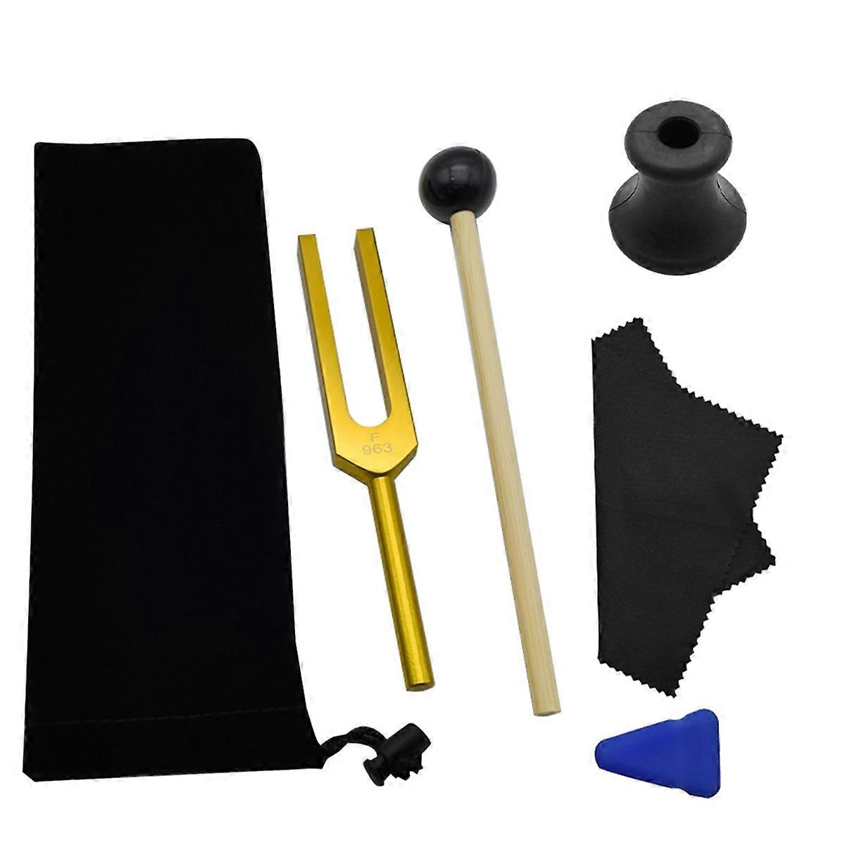 F 963HZ Tuning Fork Set, Tuning Fork for Healing Chakra, Sound Therapy, Keep Body, Mind and Spirit in Perfect Harmony