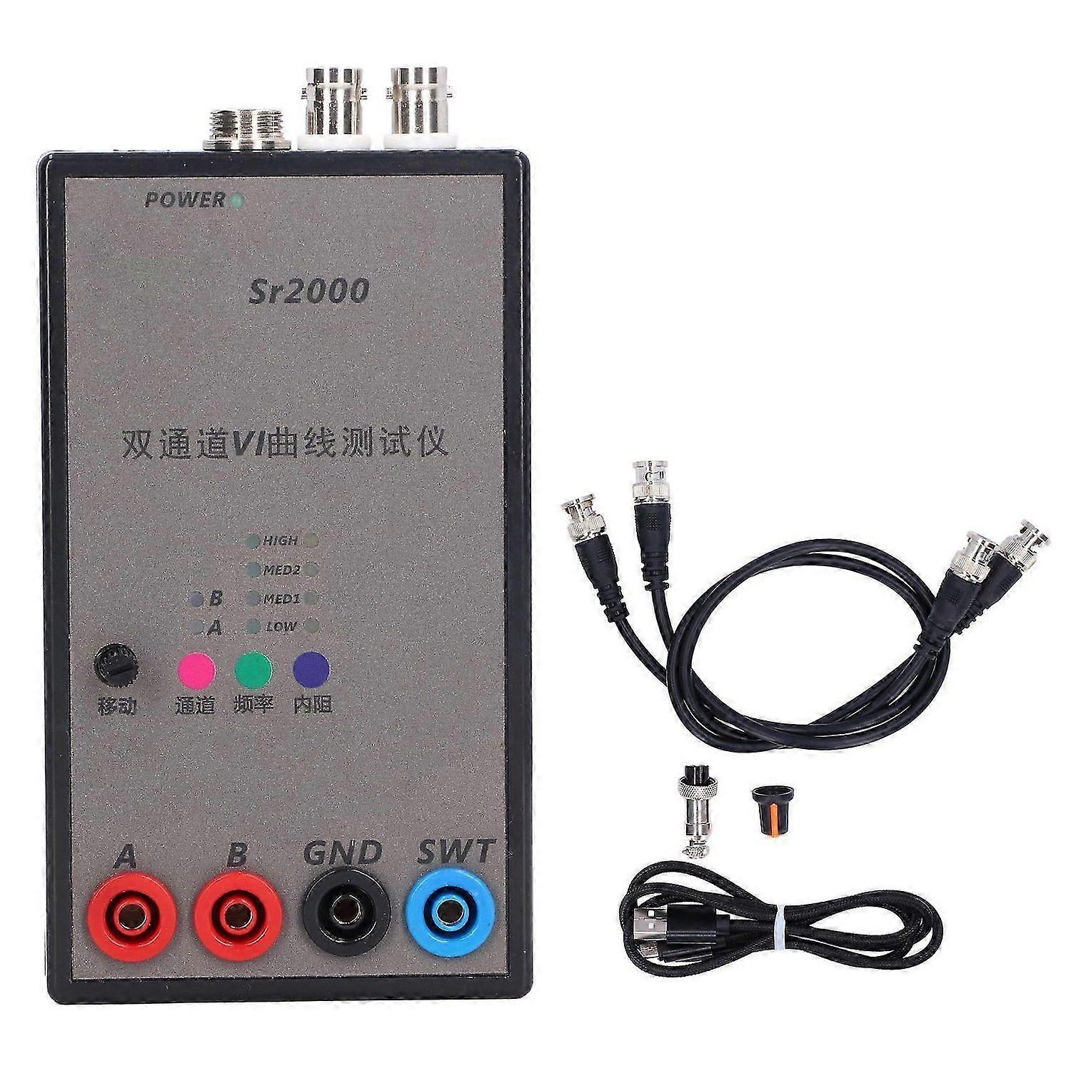 Dual Channel VI Curve Tester Circuit Board Fault Repair Online Detection Tool with BNC Cable