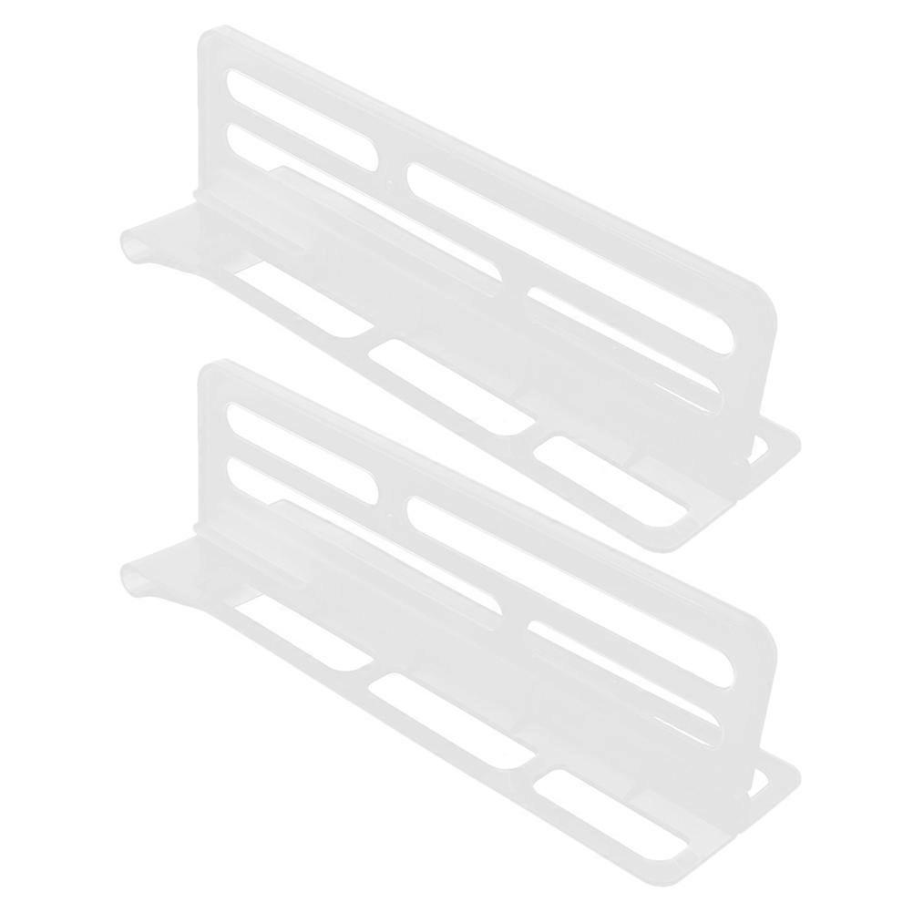 Refrigerator Partition Board Kitchen Organizer Rectangular White 25.50X8.00X7.40CM Organizing