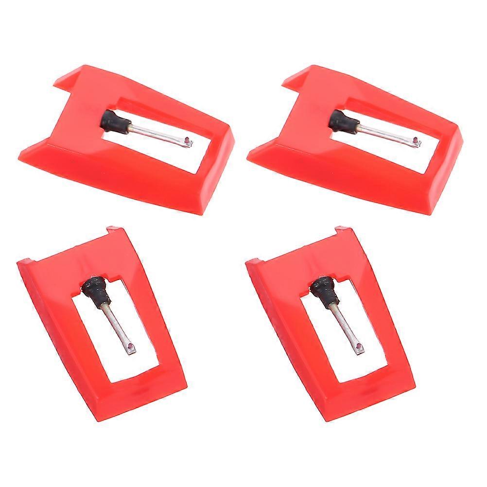 4pcs Record Player Needle Replacement Phonograph Gramophone Stylus Accessory