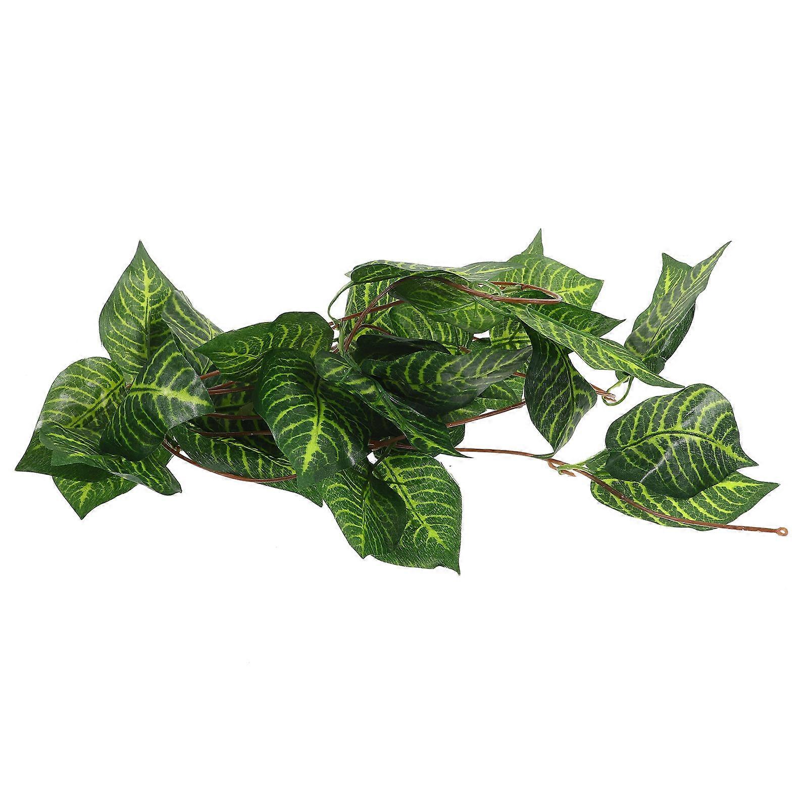 Decorative Artificial Plants Reptile Tank Decor Green Color 55.00X20.00X15.00CM Hiding Spots 1Pack