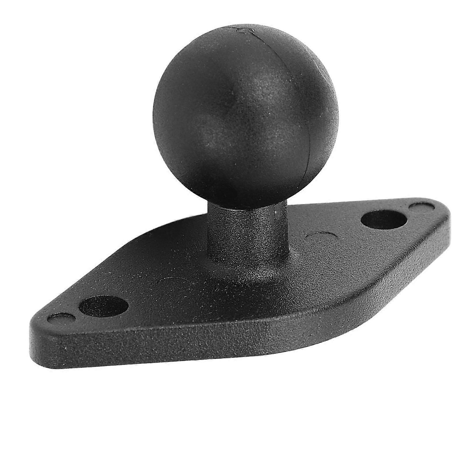 1 Inch Ball Mounting Base Aluminum Alloy Mounting Plate with Rubber Injected Ball Head for 1 Inch Ball Double Socket Arm Size B