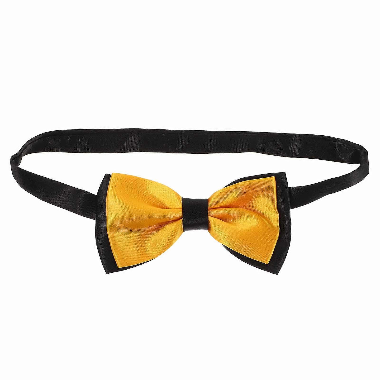 Polyester Bow Tie For Men Expertly Crafted Adjustable Bowtie For Formal Events 1Set