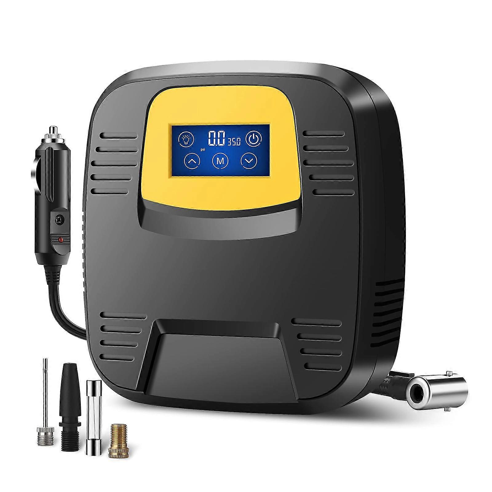 Portable Air Compressor Tire Inflator with Digital Gauge 120PSI for Car Bicycle