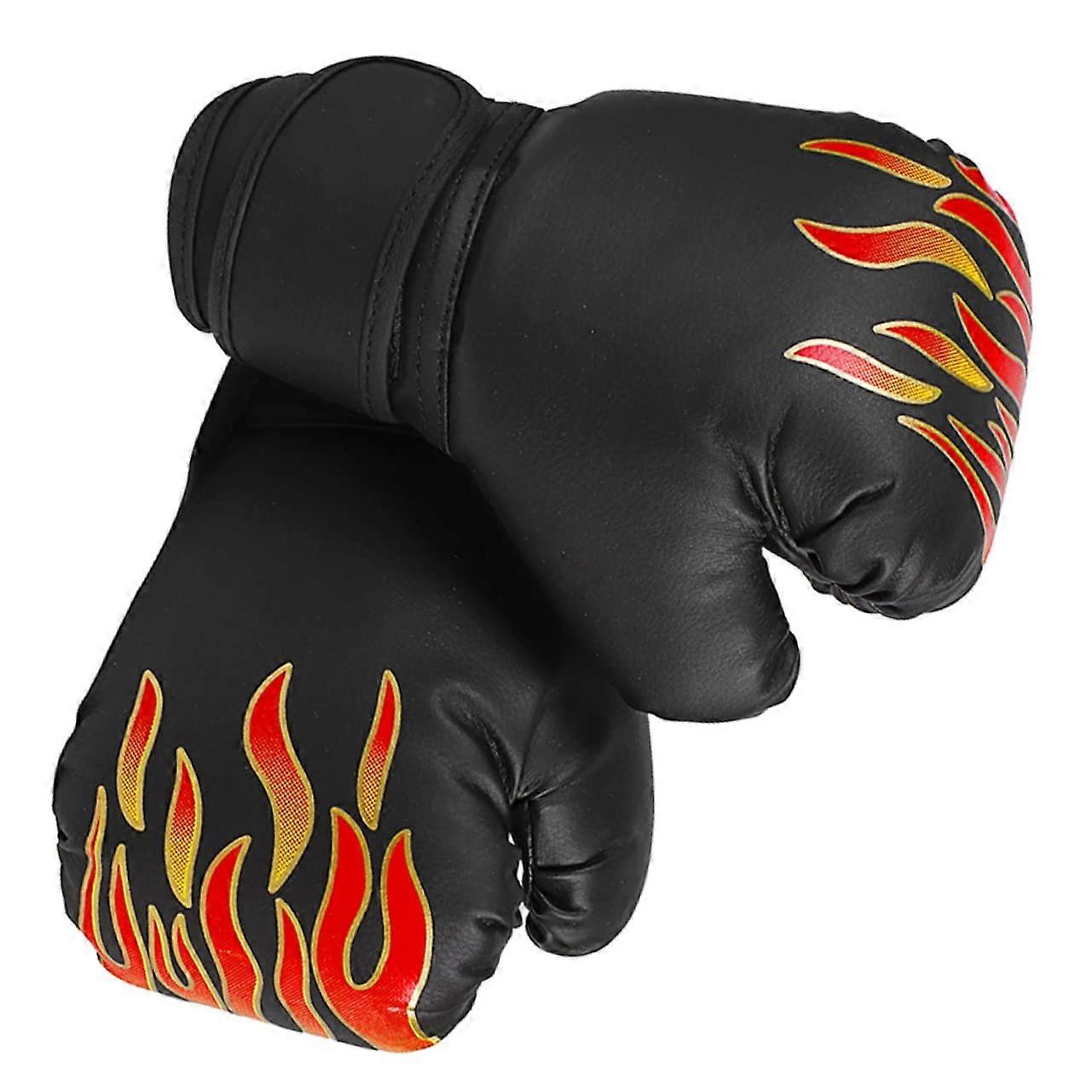 Child Sparring Gloves for Boxing Training Comfortable Breathable PU Thai Boxing Gloves for Kickboxing MMA Fitness Workouts