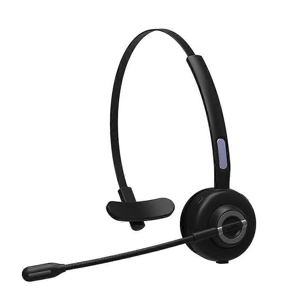 Headset for Laptop Noise Reduction Headphone Computer Working Headset Unisex Design Black 1Set