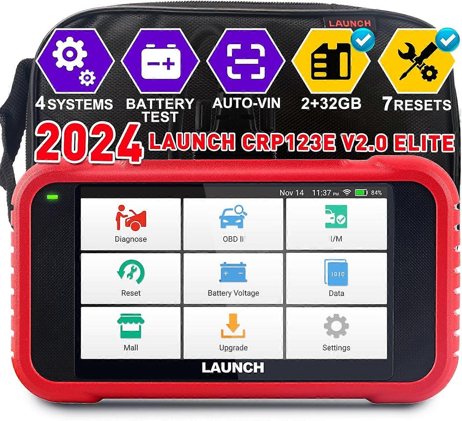 Markteinführung CRP123E V2.0 Car Diagnostic Tool 4 System Engine ABS SRS und Car Diagnostic 7 Oil Reset EPB SAS BMS Accelerator DPF Reset ABS Bleed