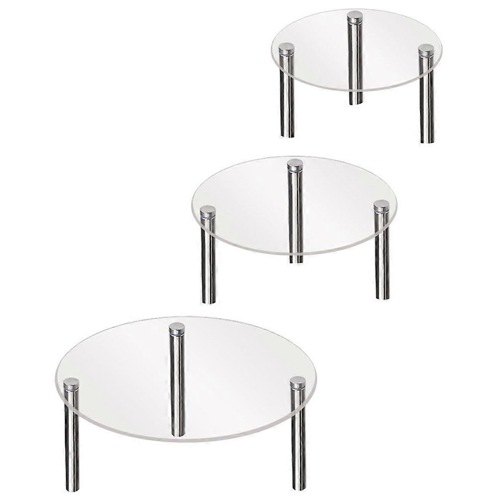 Transparent Acrylic Cake Stand for Party Dessert Display Holder Sturdy and Various Sizes