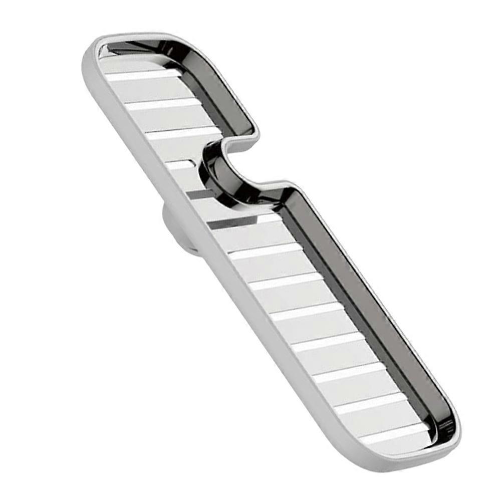 Stainless Steel Faucet Rack for Kitchen Sink No Drilling Sponge Holder & Dish Rack Stable Mount Storage Shelf in Gray, Large Size