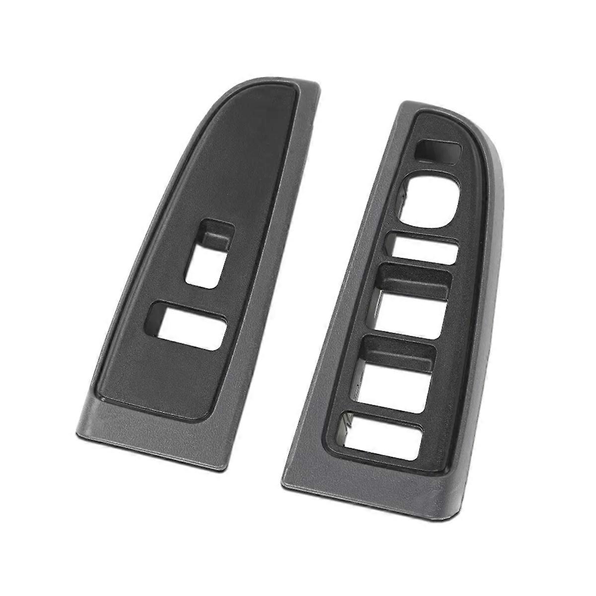 1Pair Front Window Switch Bezel 89045128 89045120 for 03-07 Armrest Upper Panel Light Gray