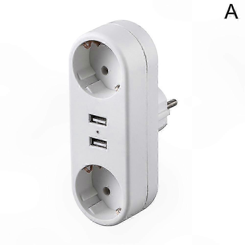 Ground Wall Socket Adapter Plug Extension Power Outlet Converter 3500W