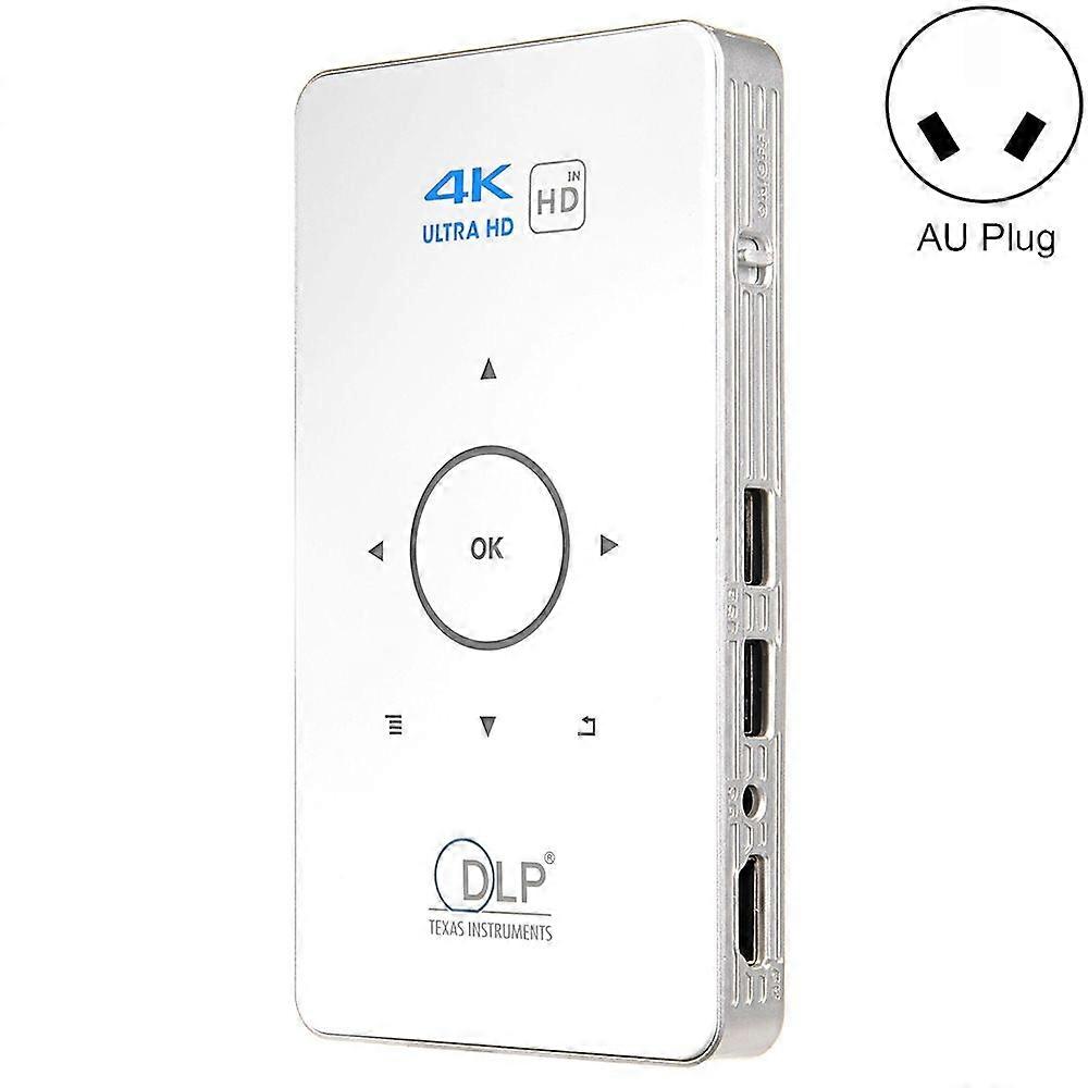 DLP HD Mini Wireless Projector AU Plug (White)