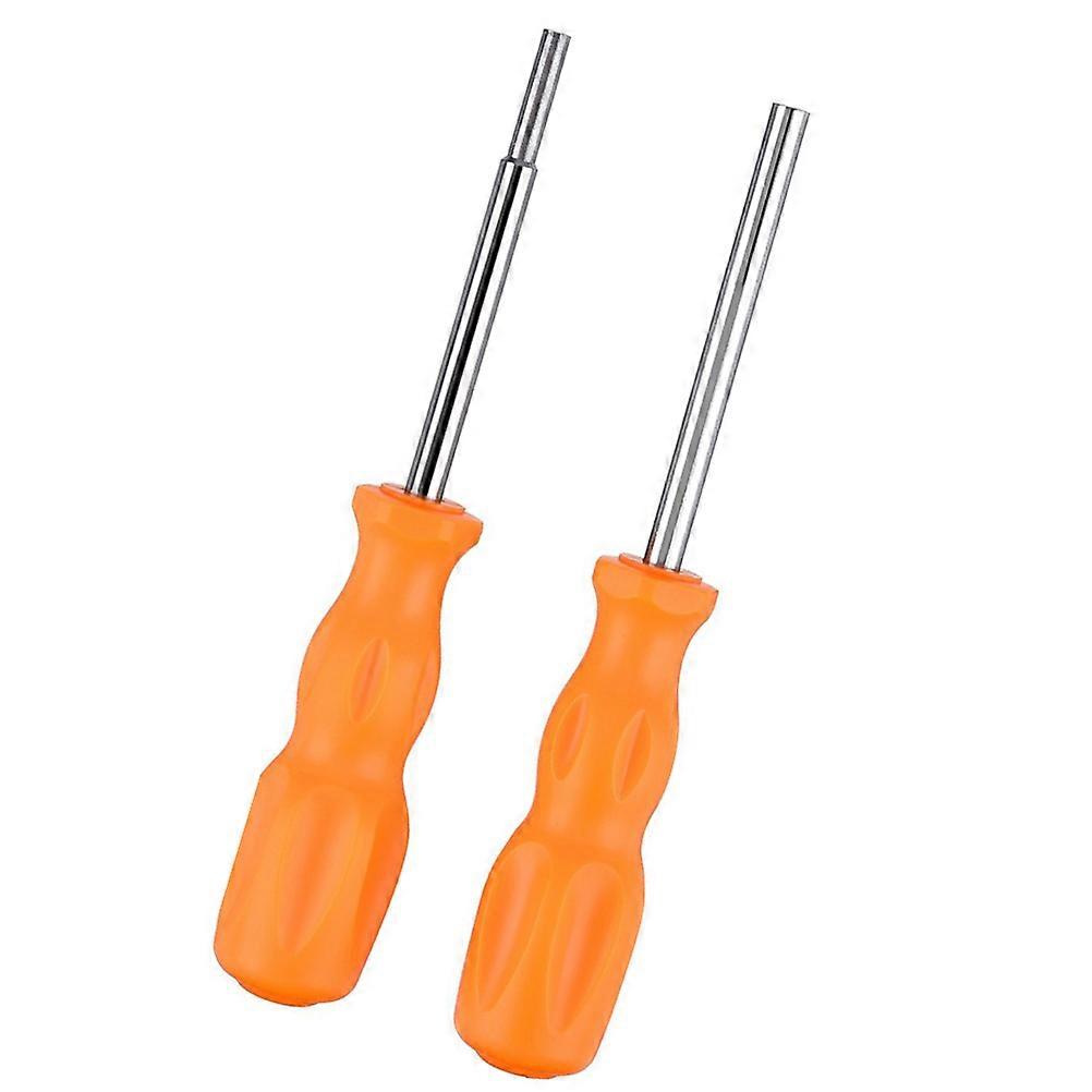 Game Console Repair Tool Kit with 2pcs Screwdriver Bits 3 8 and 4 5mm Stainless Steel Orange