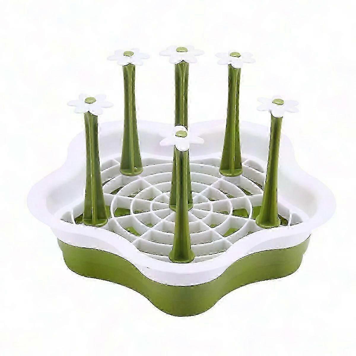 Countertop Cup Drain Rack for Kitchen Bottle Drying Tray