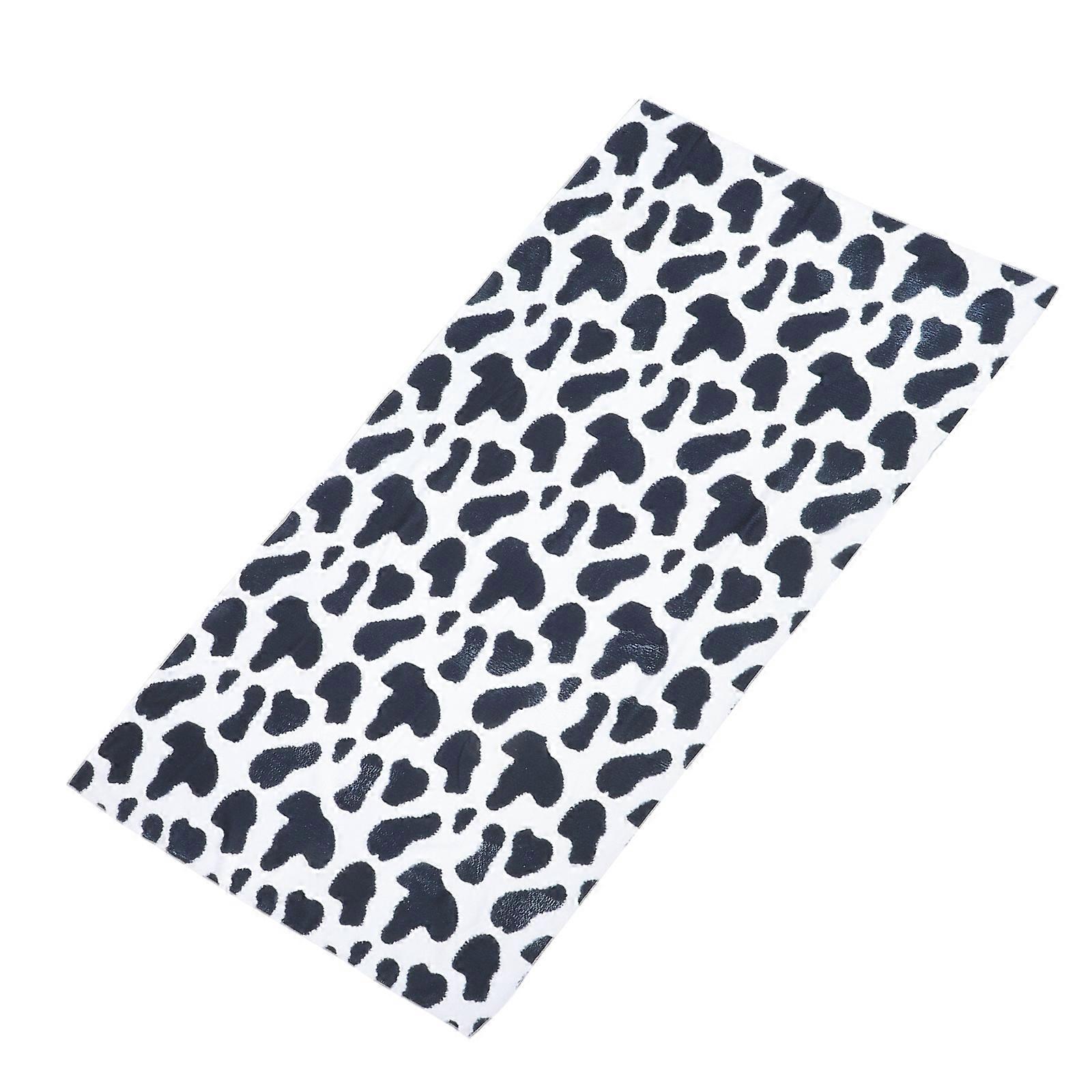 Cow Print Quick Dry Microfiber Beach Towel – Oversized, Multi Use Bath Towel with High Absorption and Breathability for Travel, Pool, and Beach Use