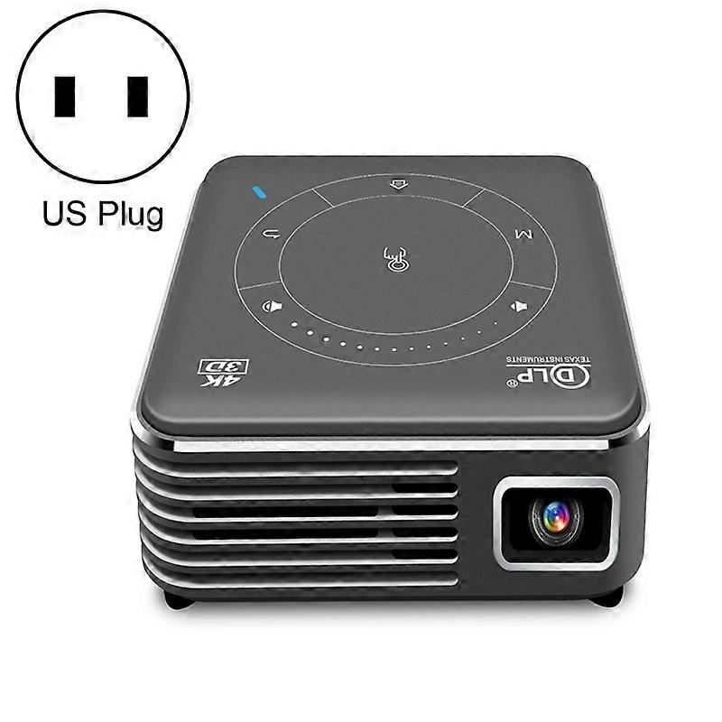 P11 854x480 DLP Mini Smart Projector, Android 9.0, US Plug US Plug