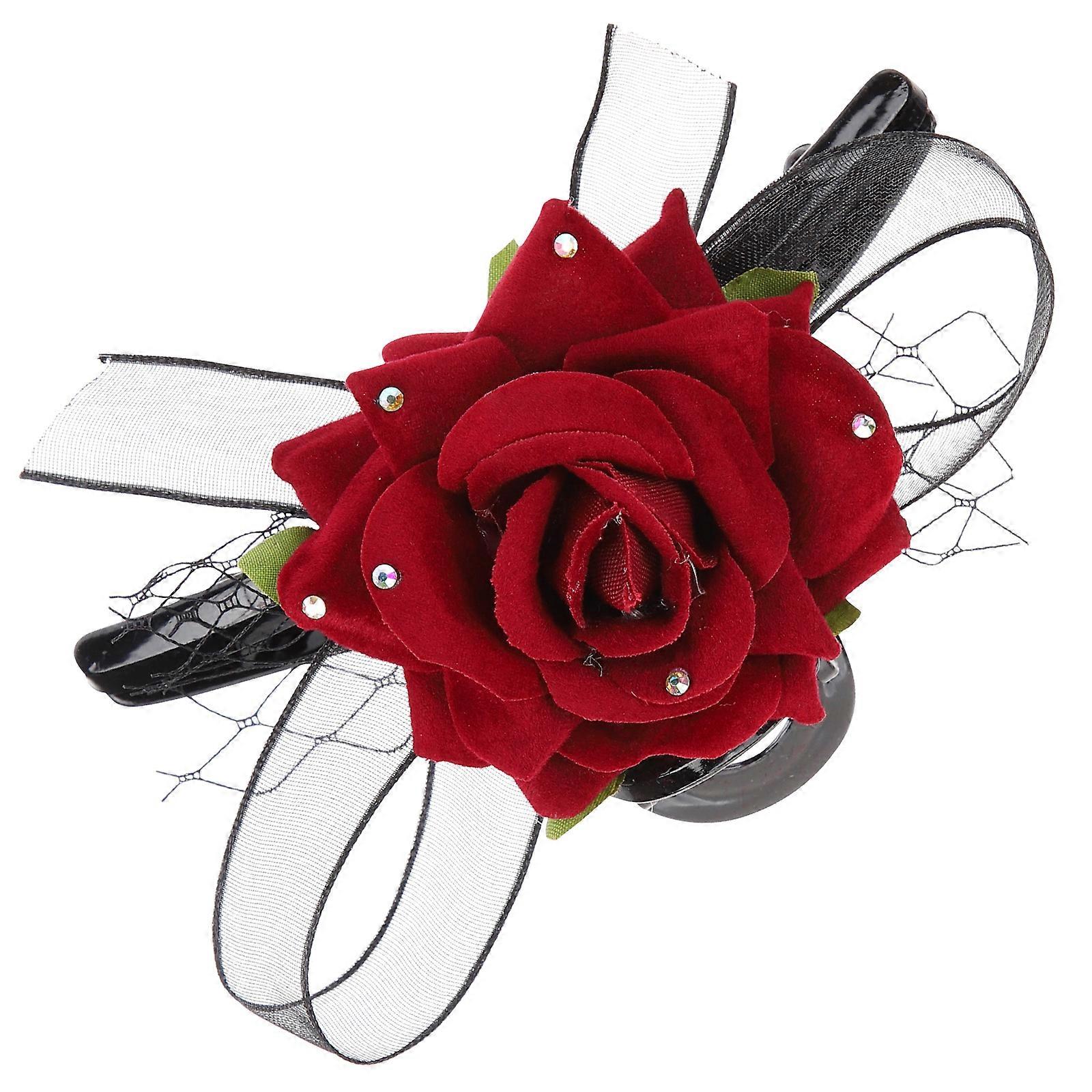 Claw Clip with Lace Bow for Women – Durable, Flexible Hair Holder for Thick and Thin Hair, Suitable for Bathing, Makeup, and Daily Styling