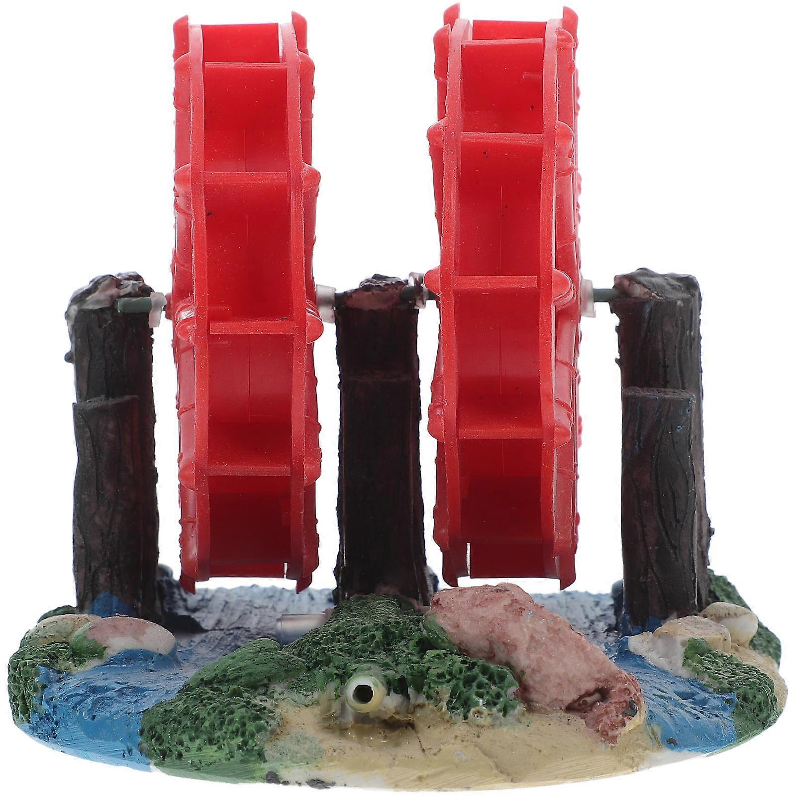 Feng Shui Water Wheel for Home Decor Craft ABS Material Easy Installation 1 Piece