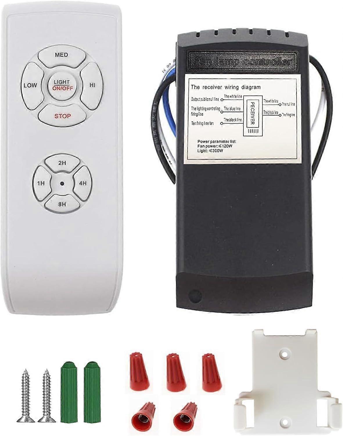 2025 Latest ceiling fan remote control set, ceiling fan light remote control