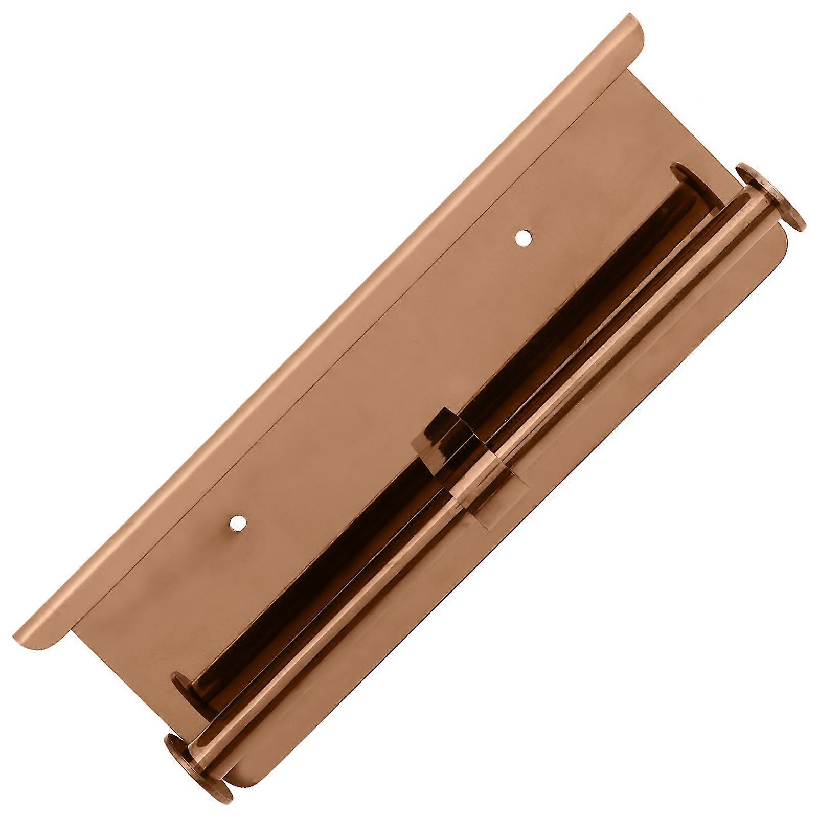 Tissue Holder with Anti-Rust Feature for Hotel Use Bathroom Shelf Light Brown Color 1Set