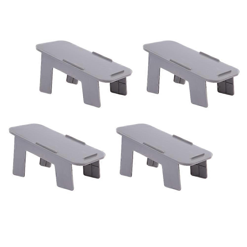 4pcs Double Layer Shoe Rack Saving Shoe Storage Holder for Home Use Canvas Shoes Sandals Slippers Organiser