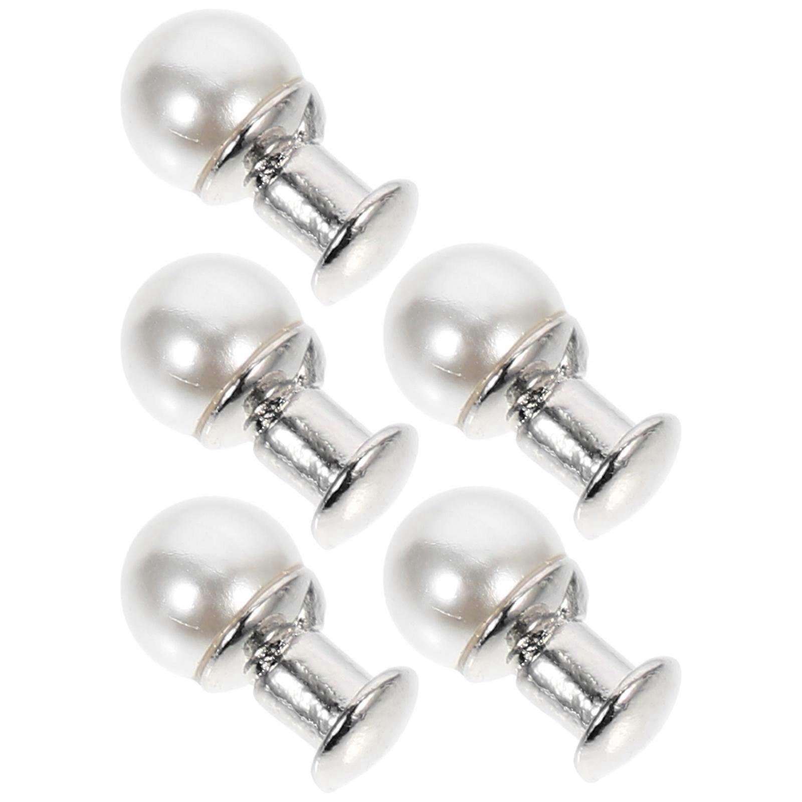5pcs Pearl Nail Watch Band Decorations for Resin Charms – Durable Accessories to Enhance Style for Family and Friends