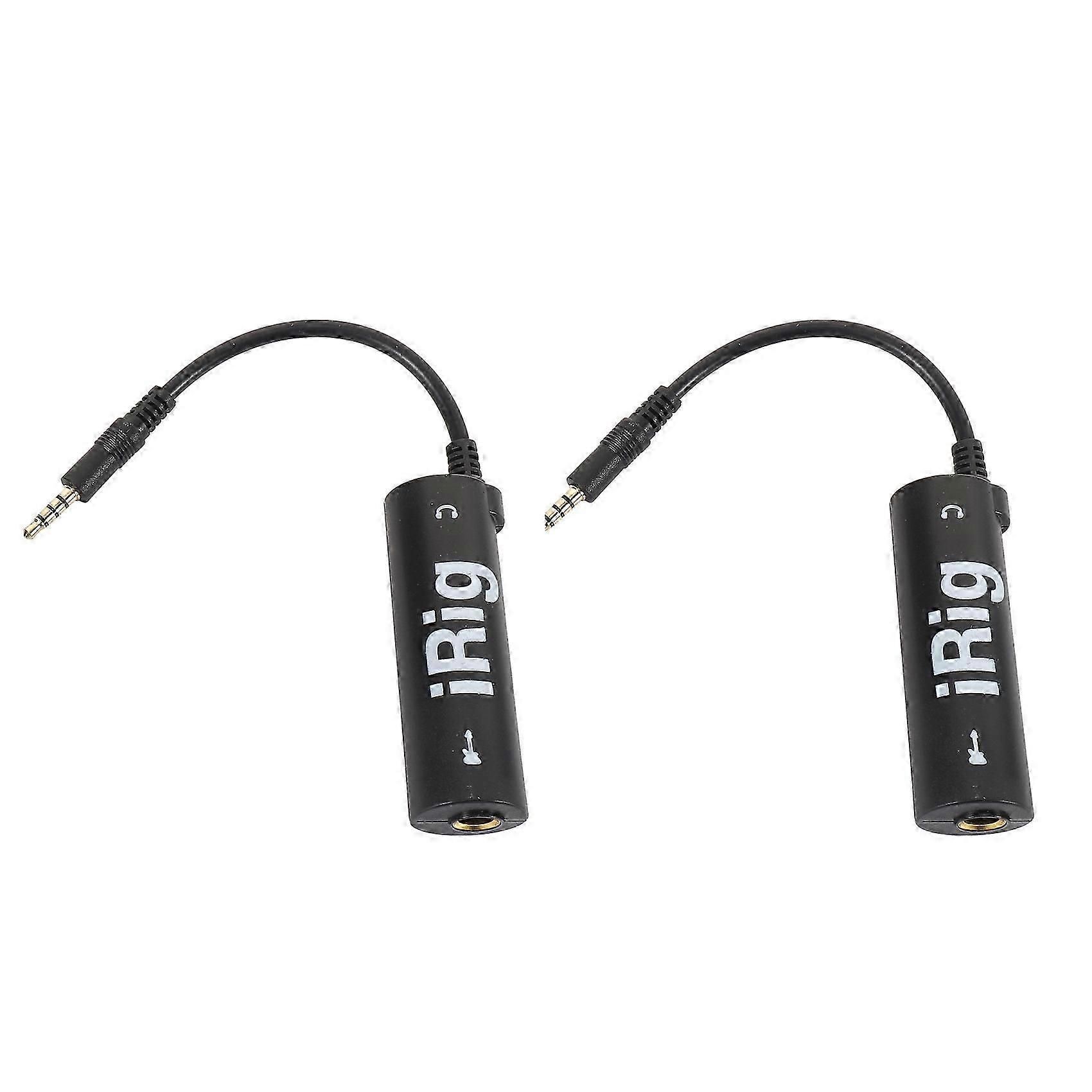 2Pcs Effects for Mobile Guitar with Interface Converters