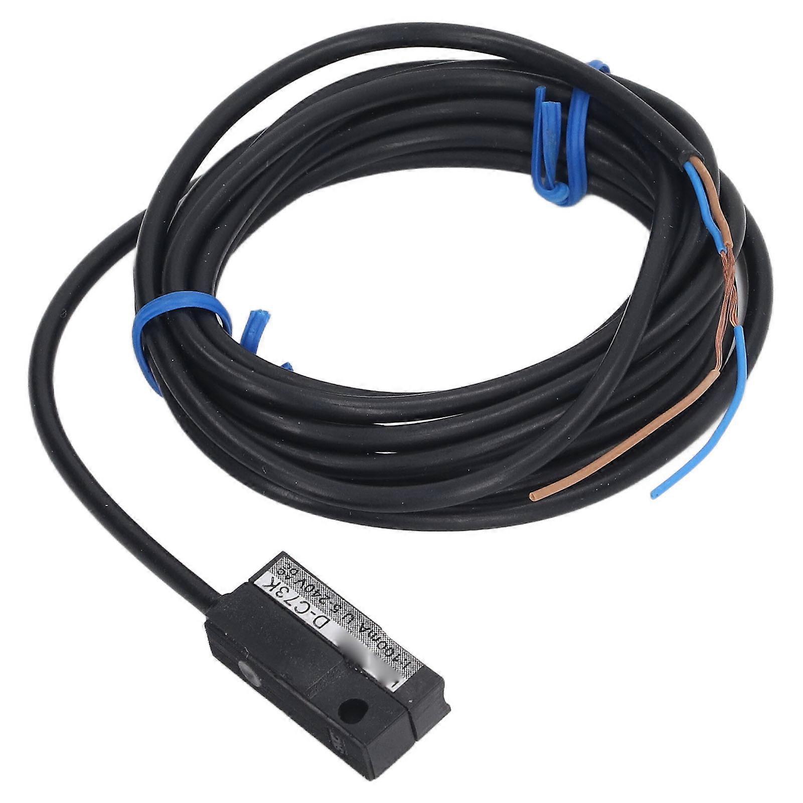 5Pcs 2 Wire Magnetic Switch Normally Open Magnetic Proximity Sensor DC AC5‑240V 100mA for TTL Circuit 