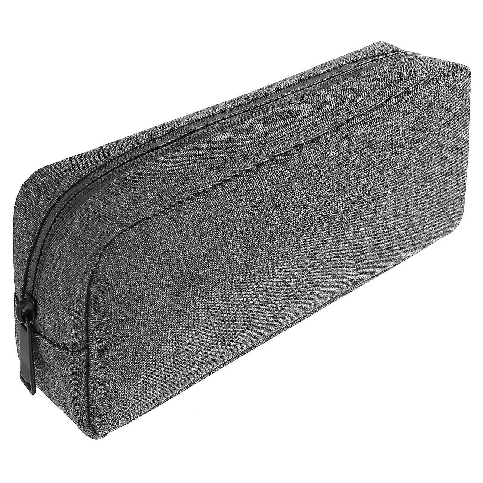 Electronics Organizer Travel Case Grey Waterproof Design for Gadget Users 1Pcs