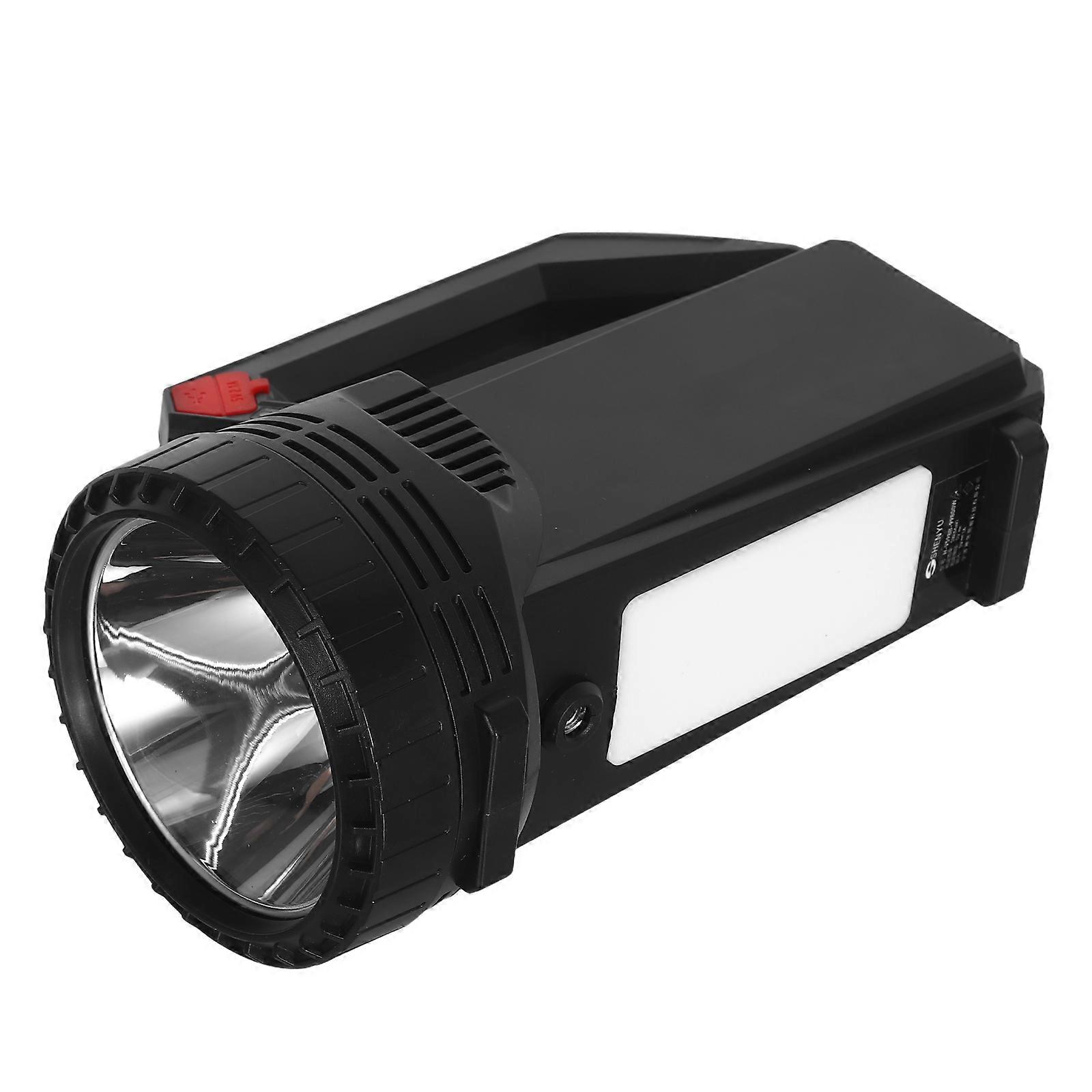 Solar Powered Rechargeable LED Flashlight & Camp Light for Outdoor Adventures, Emergency Power Outages, Hiking, Boating
