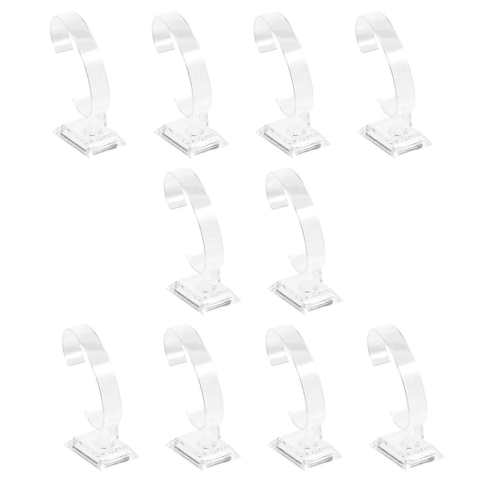 10Pcs Watch Stand and Bracelet Rack for Home Shop Display with Multi function Tabletop Holder