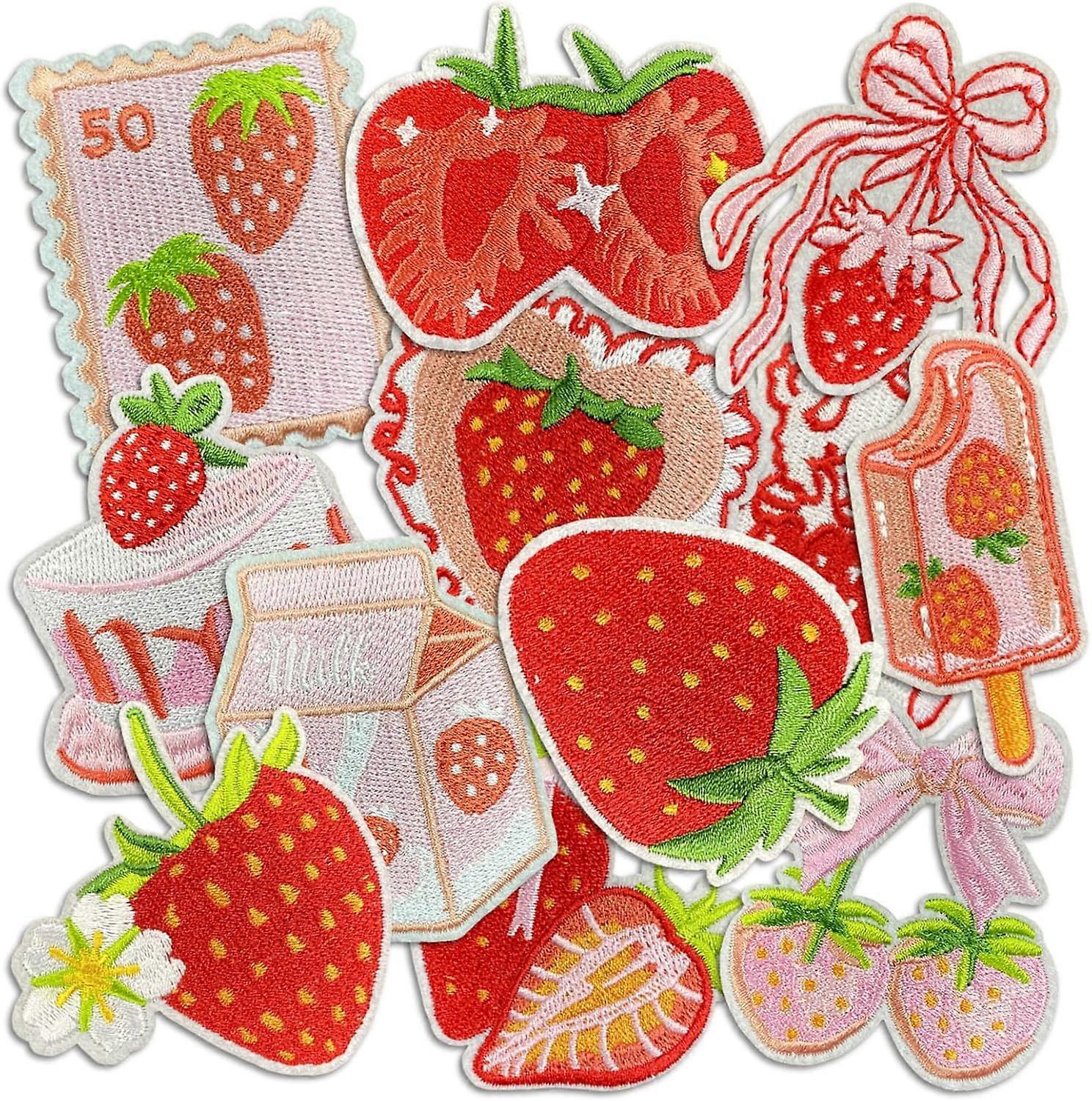 (12pcs) Bohemian Iron-On Patches, Cute Embroidery Applique Patches