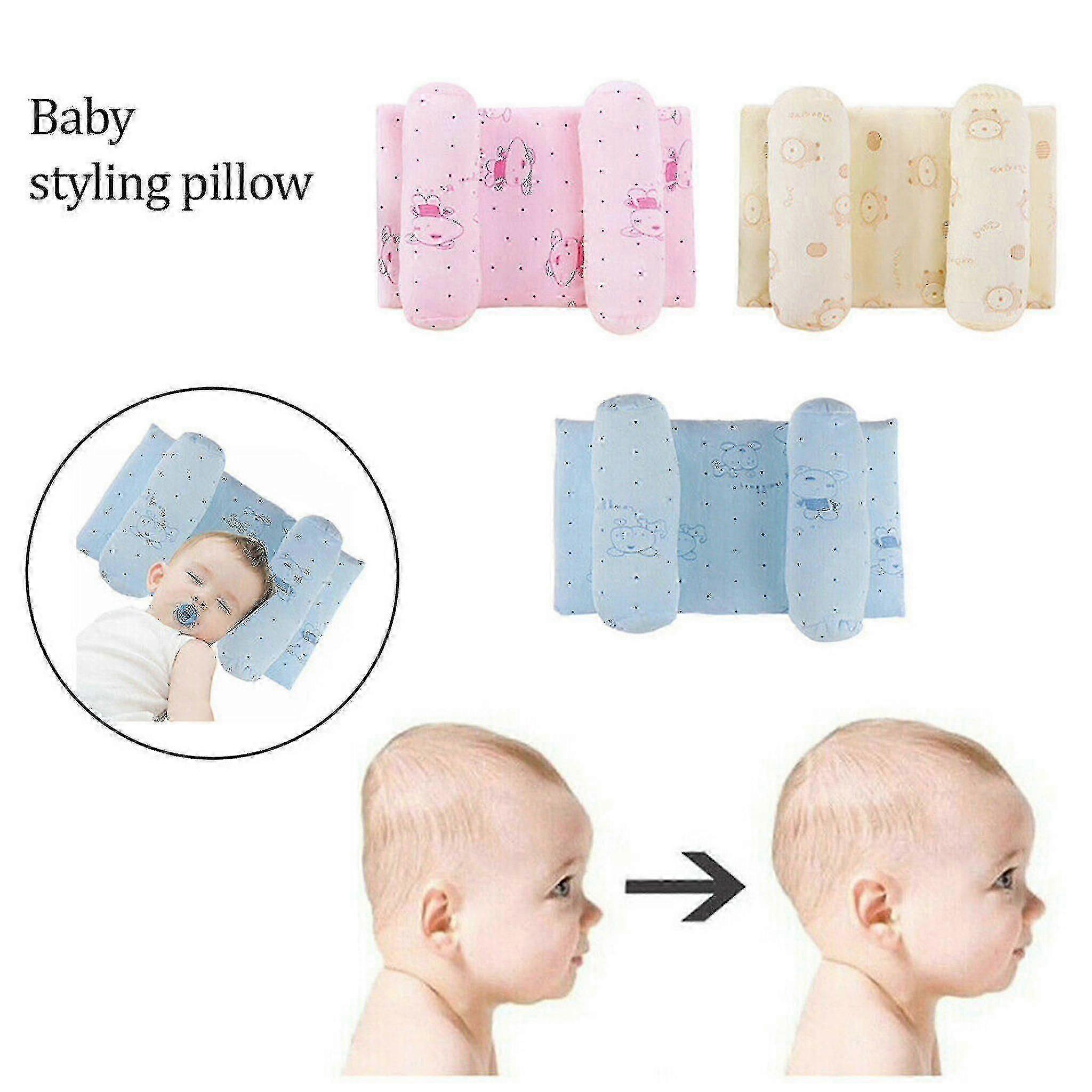 baby pillow to avoid flat head soft and breathable