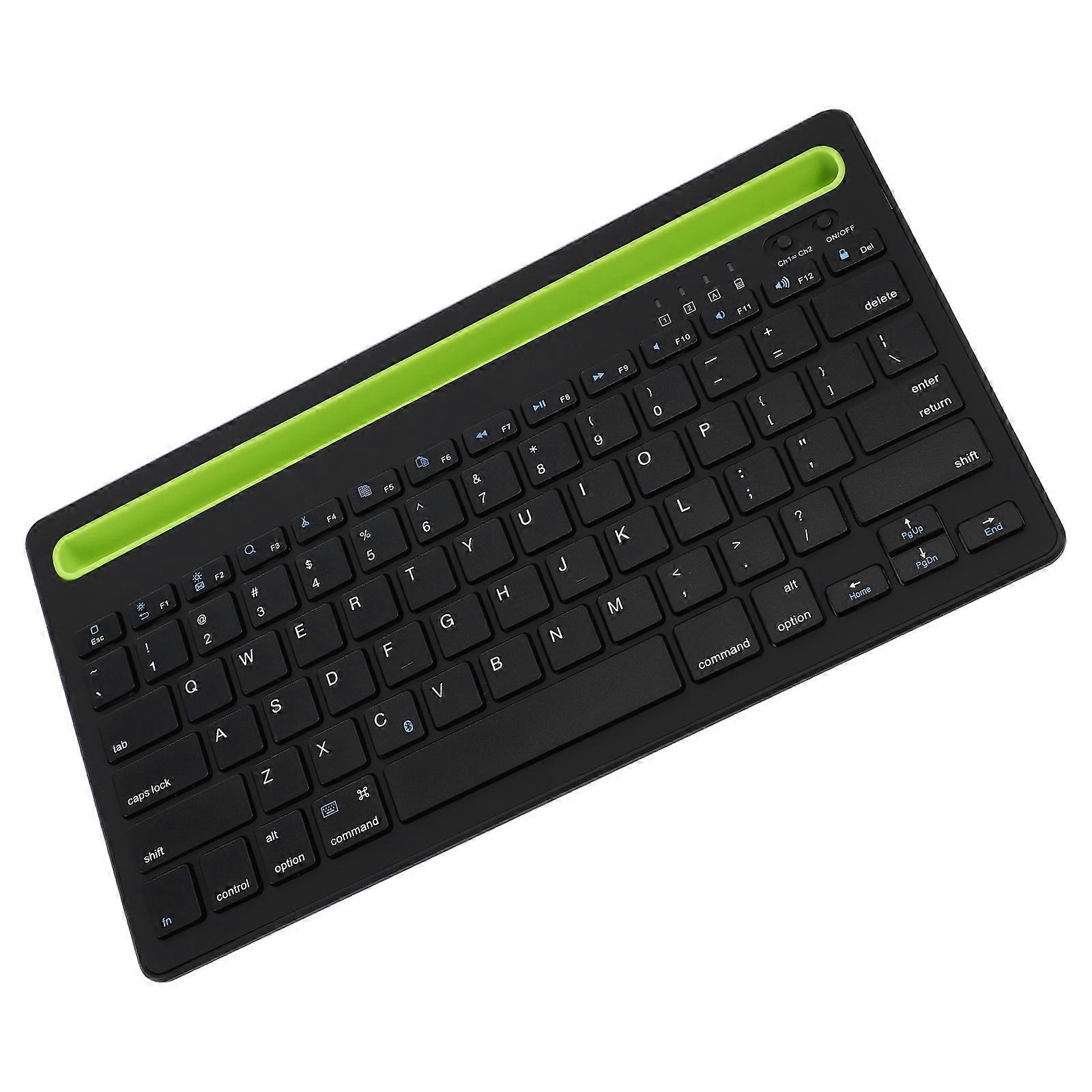 Multi-Device Compatible Silent Keystrokes Keyboard For Office And Home Use Rechargeable 1 Set