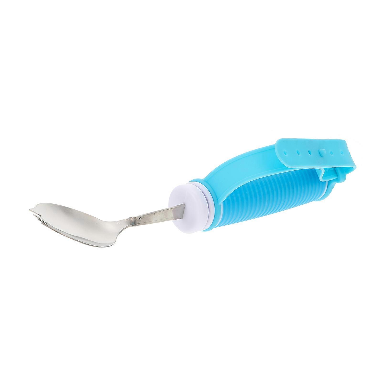 Lightweight Feeding Spoon For Elderly And Disabled Meal Assistance Anti-slip Handle 1Pc