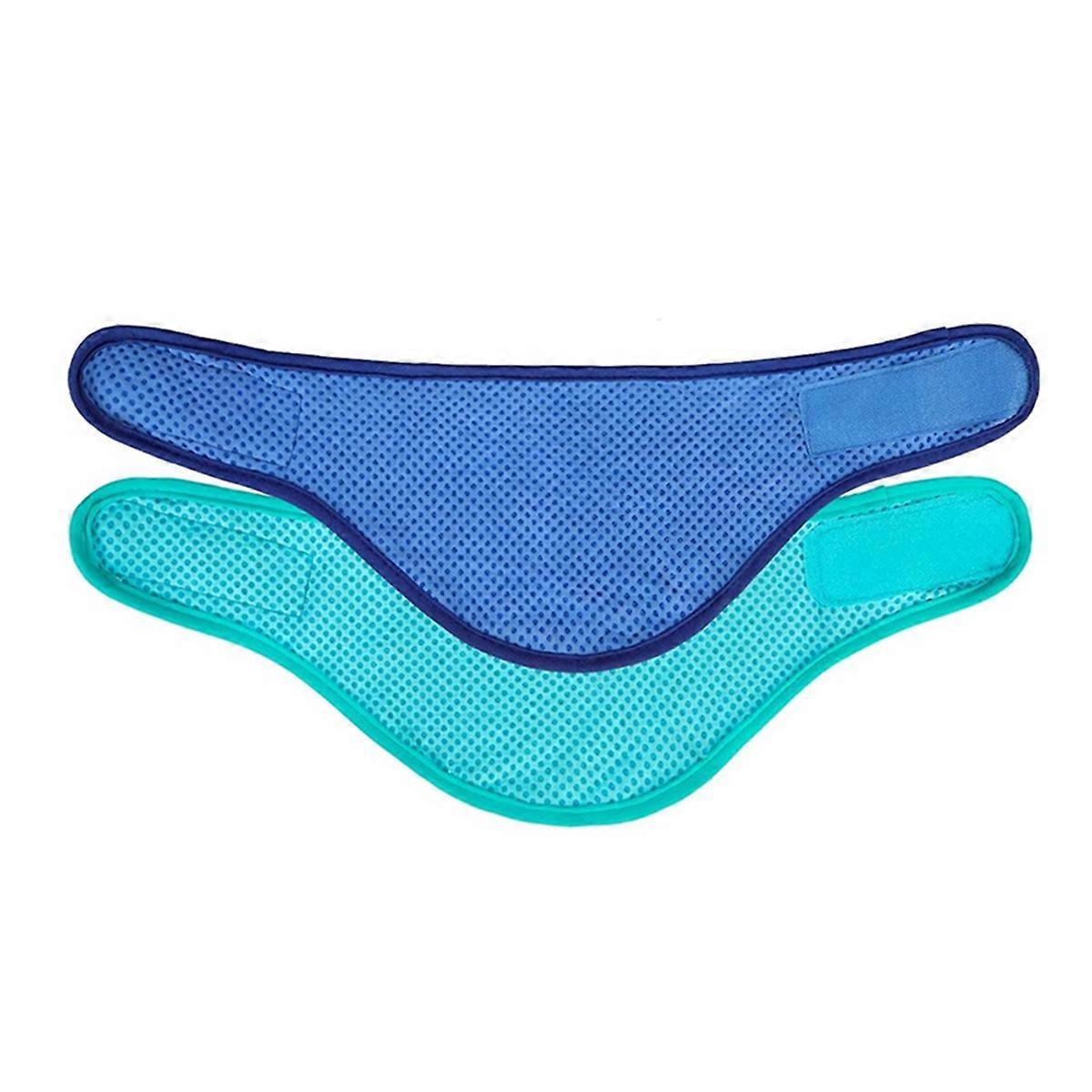 Dog Cooling Bandana 2 Pack Instant Chill Out Pet Scarf Adjustable, L
