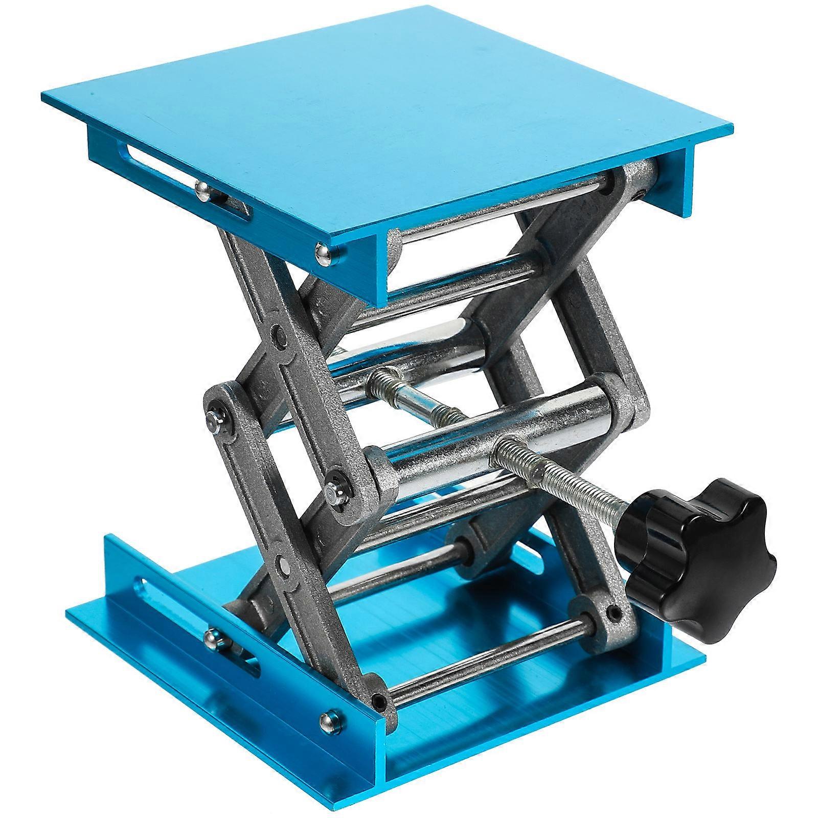 Blue Aluminum Alloy Laboratory Lift Jack Stand for Durable Use in Lab Environments 1Pc
