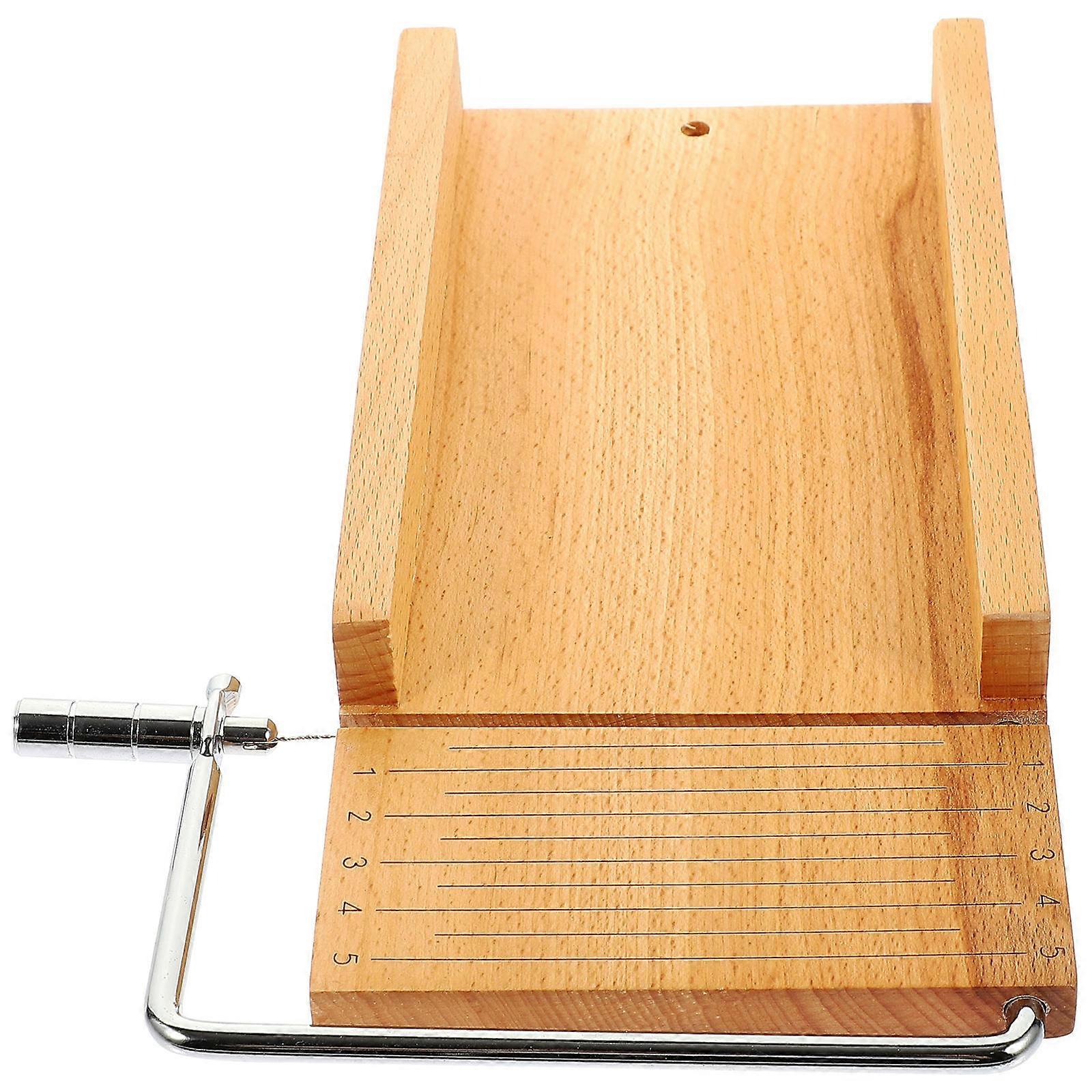 Cheese Handmade Cheese Kitchen Tool Ergonomic Handle 1 Set Coffee Color
