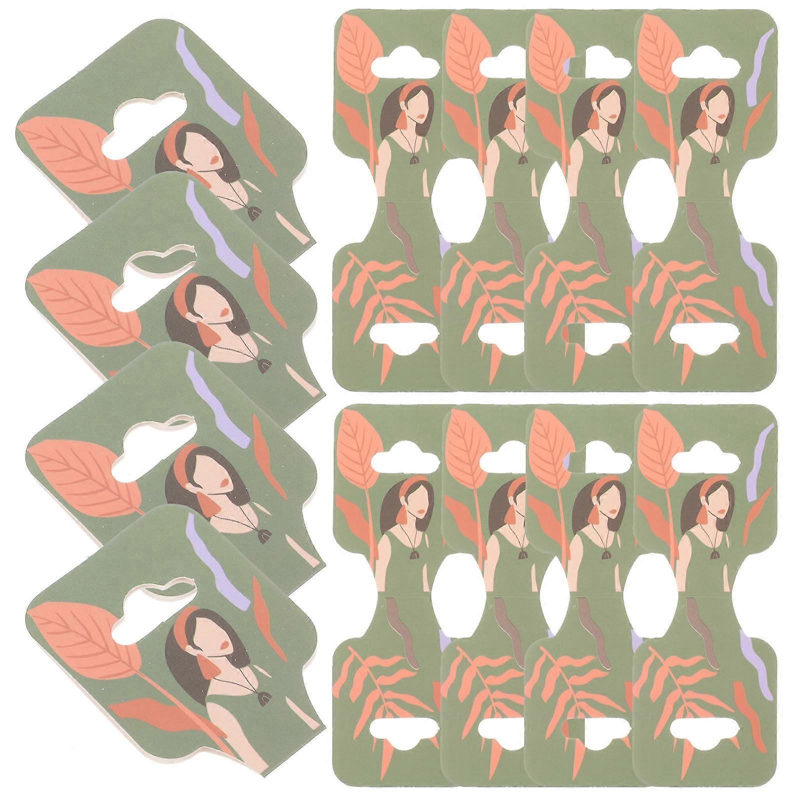 100Pcs Necklace Display Cards For Craft Projects Designed For Women In Lightweight Paper